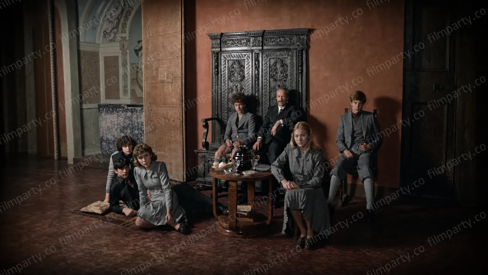 پوستر فیلم 120 روز در سودوم (Salò, or the 120 Days of Sodom 1975) - تماشای آنلاین و دانلود از فیلم پارتی