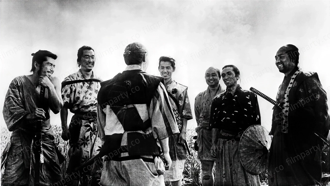 پوستر فیلم هفت سامورایی (Seven Samurai 1954) - تماشای آنلاین و دانلود از فیلم پارتی