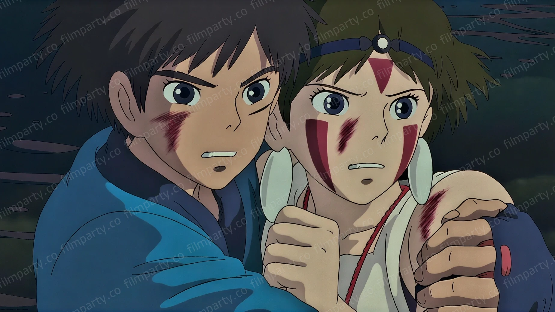 پوستر فیلم شاهزاده مونونوکه (Princess Mononoke 1997) - تماشای آنلاین و دانلود از فیلم پارتی