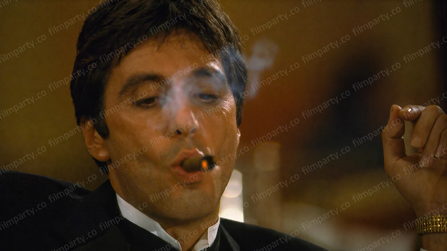 پوستر فیلم صورت‌زخمی (Scarface 1983) - تماشای آنلاین و دانلود از فیلم پارتی