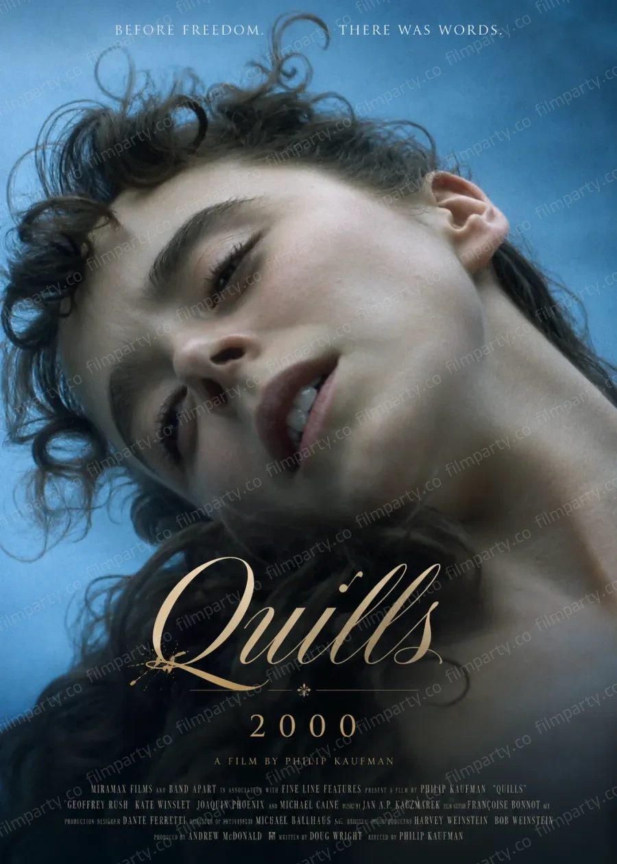 پوستر فیلم قلم‌ پرها (Quills 2000) - تماشای آنلاین و دانلود از فیلم پارتی