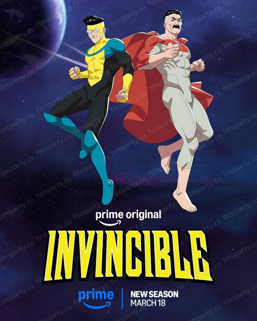 پوستر سریال شکست‌ناپذیر (Invincible 2021) - تماشای آنلاین و دانلود از فیلم پارتی
