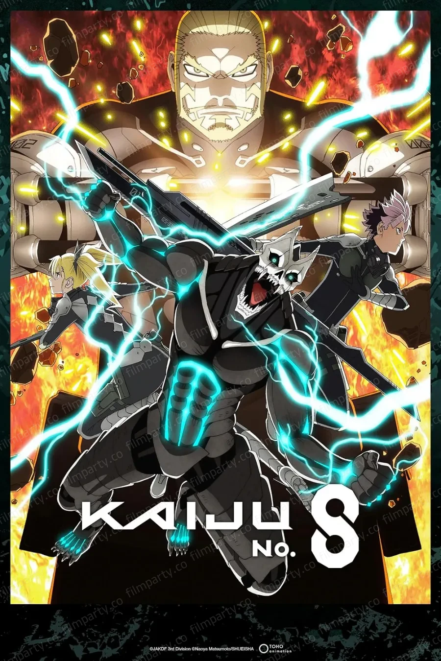 پوستر سریال کایجو شمارهٔ ۸ (Kaiju No. 8 2024) - تماشای آنلاین و دانلود از فیلم پارتی
