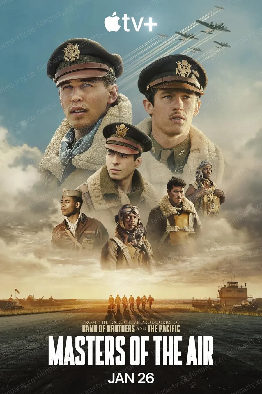 پوستر سریال اربابان آسمان (Masters of the Air 2024) - تماشای آنلاین و دانلود از فیلم پارتی