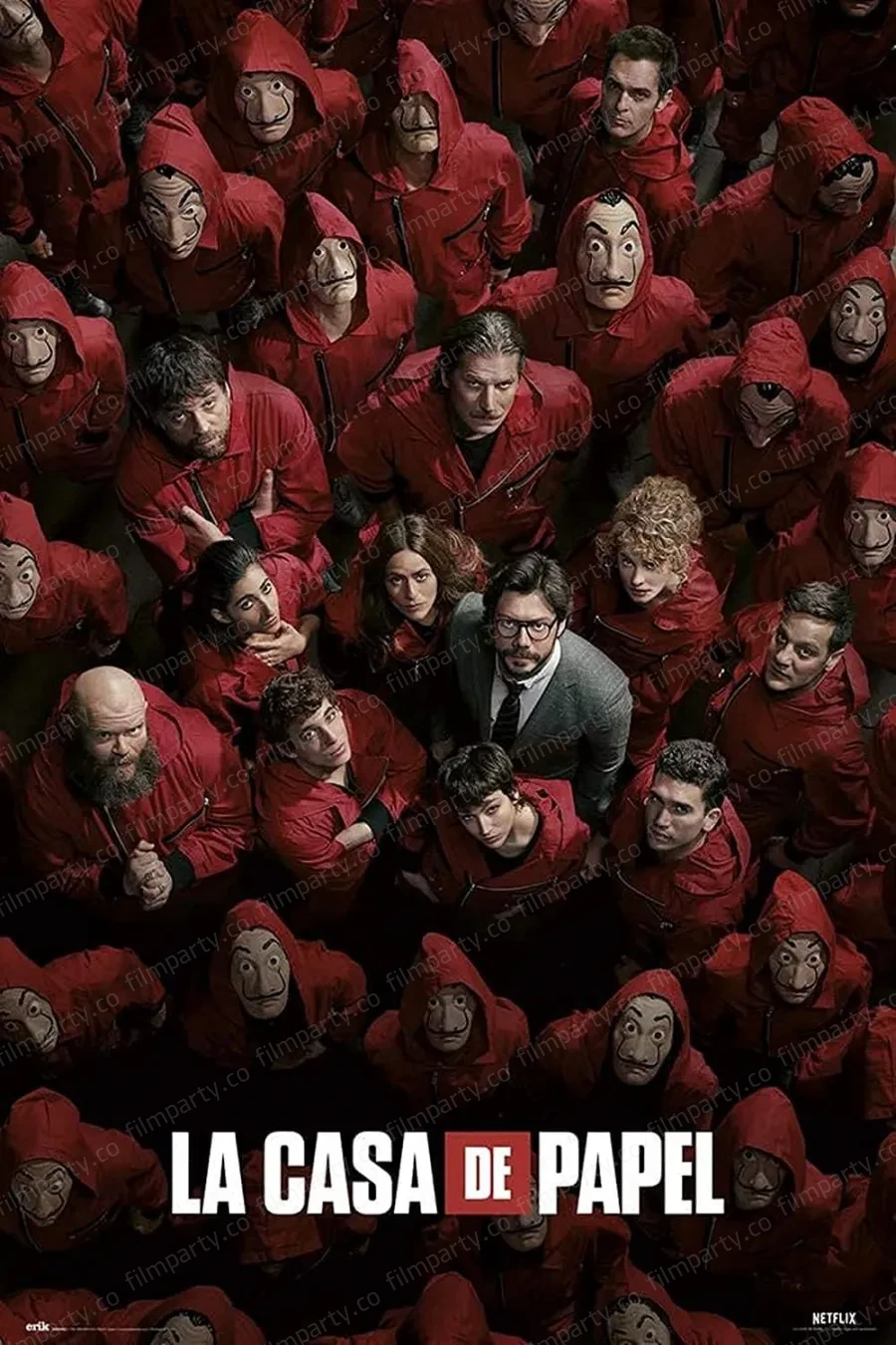 پوستر سریال خانهٔ کاغذی (Money Heist 2017) - تماشای آنلاین و دانلود از فیلم پارتی