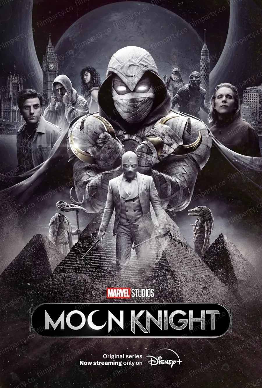 پوستر سریال شوالیهٔ ماه (Moon Knight 2022) - تماشای آنلاین و دانلود از فیلم پارتی