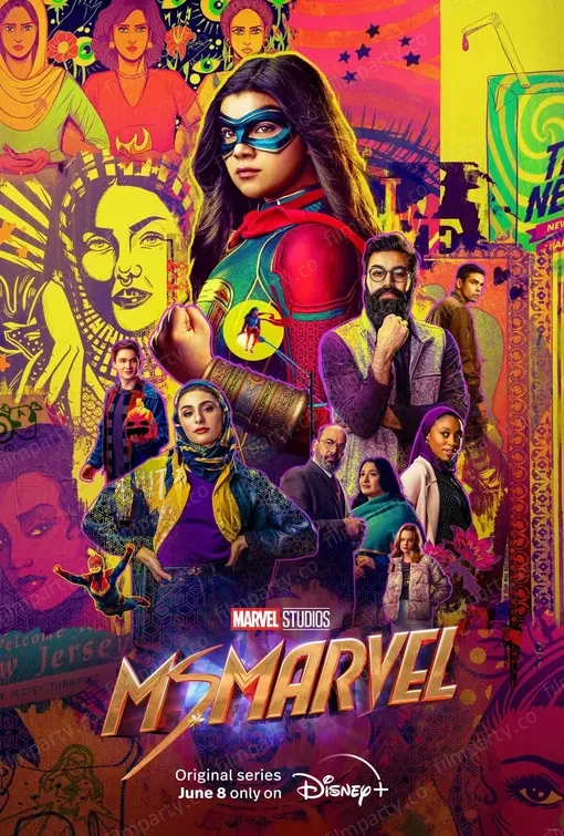 پوستر سریال خانم مارول (Ms. Marvel 2022) - تماشای آنلاین و دانلود از فیلم پارتی