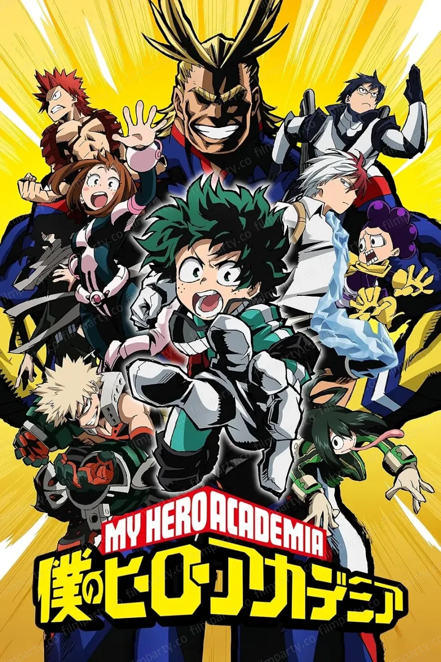 پوستر سریال دانشگاه قهرمان من (My Hero Academia 2016) - تماشای آنلاین و دانلود از فیلم پارتی