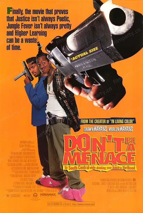 پوستر فیلم تهدیدی برای جنوب مرکزی (Don’t Be a Menace to South Central While Drinking Your Juice in the Hood 1996) - تماشای آنلاین و دانلود از فیلم پارتی