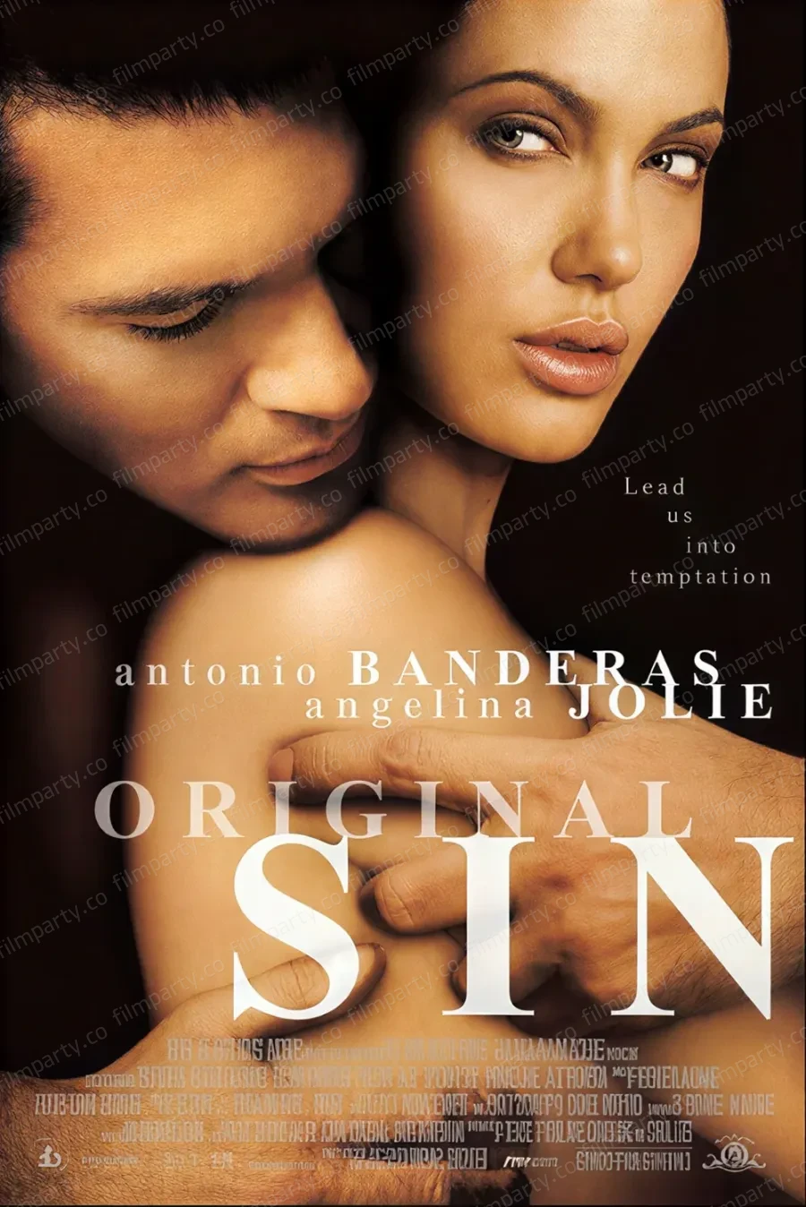 پوستر فیلم گناه نخستین (Original Sin 2001) - تماشای آنلاین و دانلود از فیلم پارتی