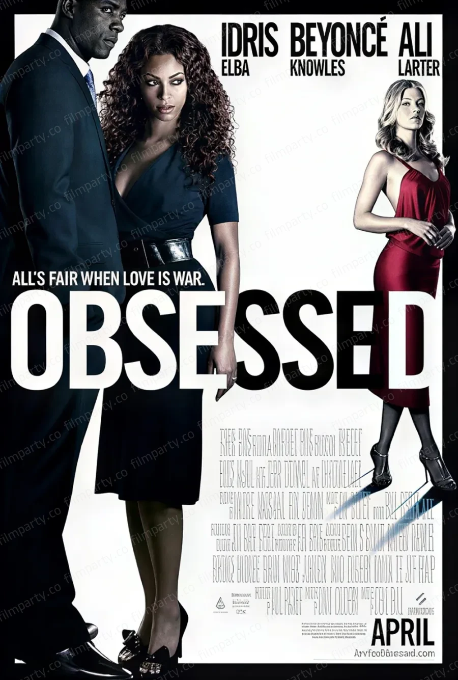 پوستر فیلم وسواس (Obsessed 2009) - تماشای آنلاین و دانلود از فیلم پارتی