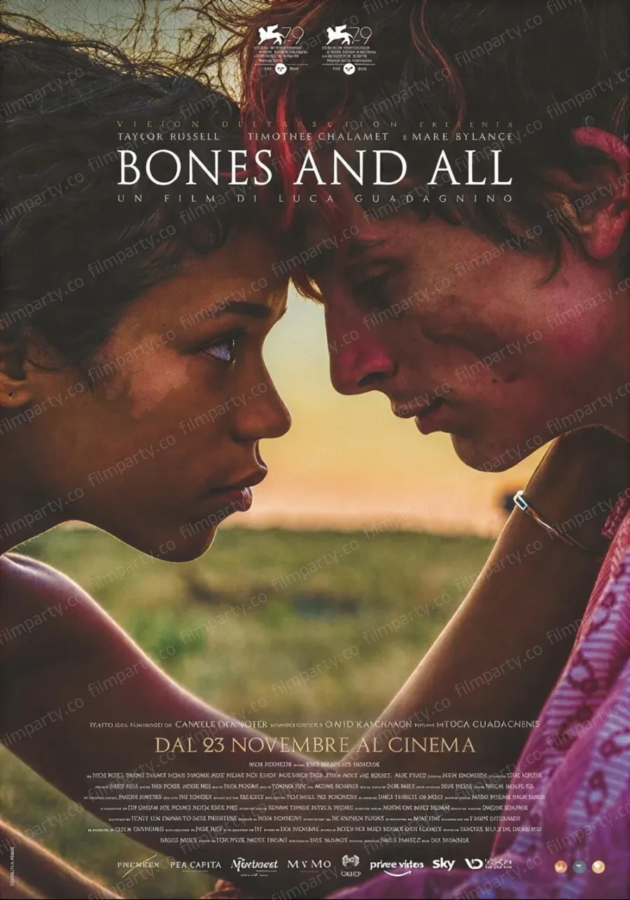 پوستر فیلم استخوان و همه (Bones and All 2022) - تماشای آنلاین و دانلود از فیلم پارتی