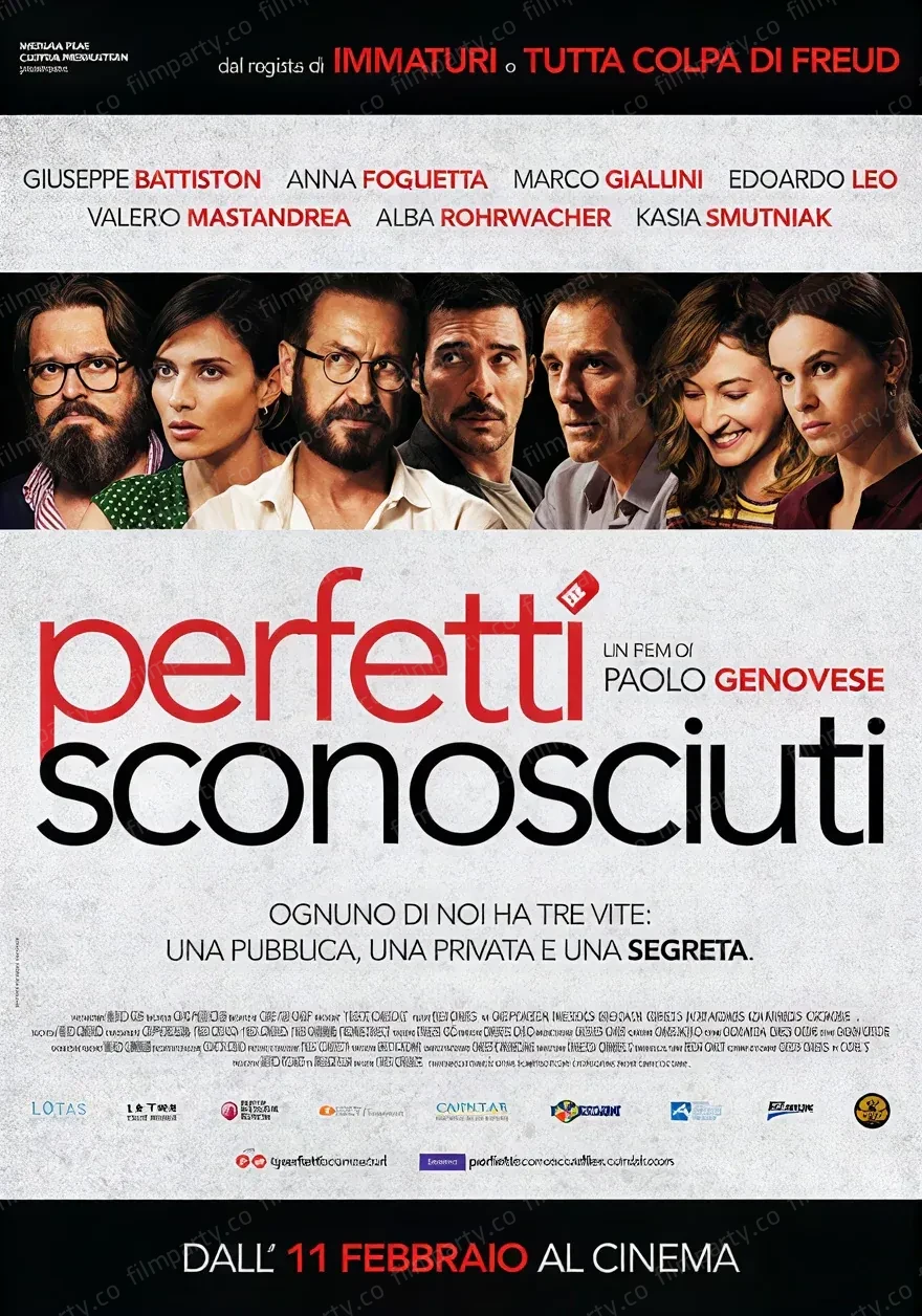 پوستر فیلم غریبه‌های کامل (Perfect Strangers 2016) - تماشای آنلاین و دانلود از فیلم پارتی