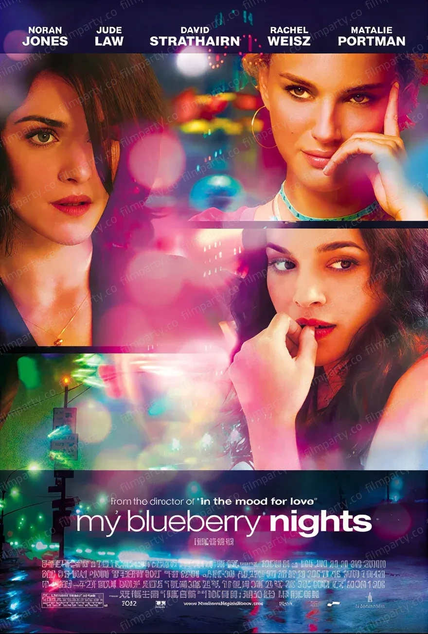 پوستر فیلم شب‌های توت‌فرنگی من (My Blueberry Nights 2007) - تماشای آنلاین و دانلود از فیلم پارتی