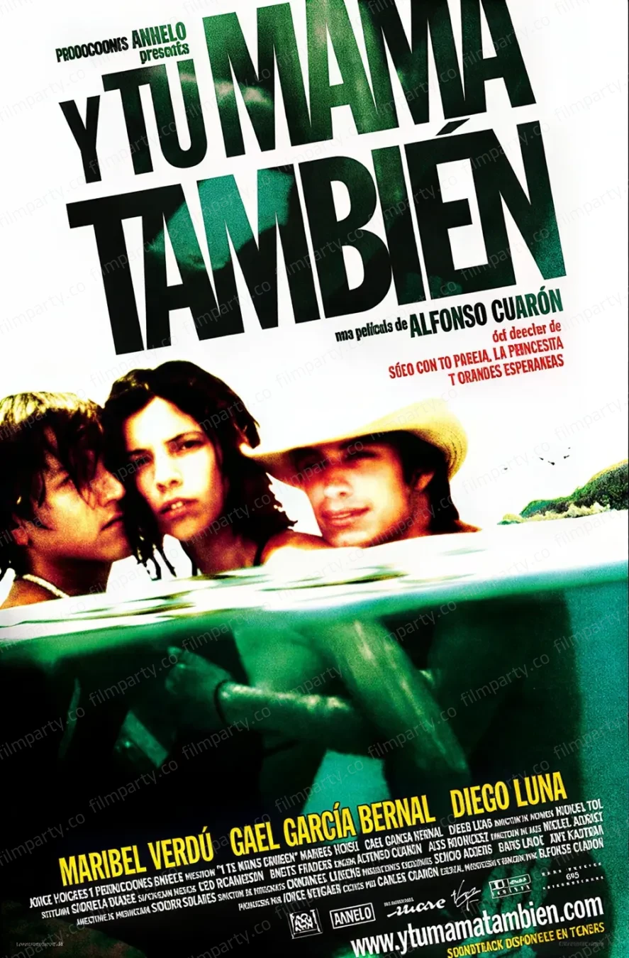 پوستر فیلم و مادرت را هم (Y Tu Mamá También 2001) - تماشای آنلاین و دانلود از فیلم پارتی