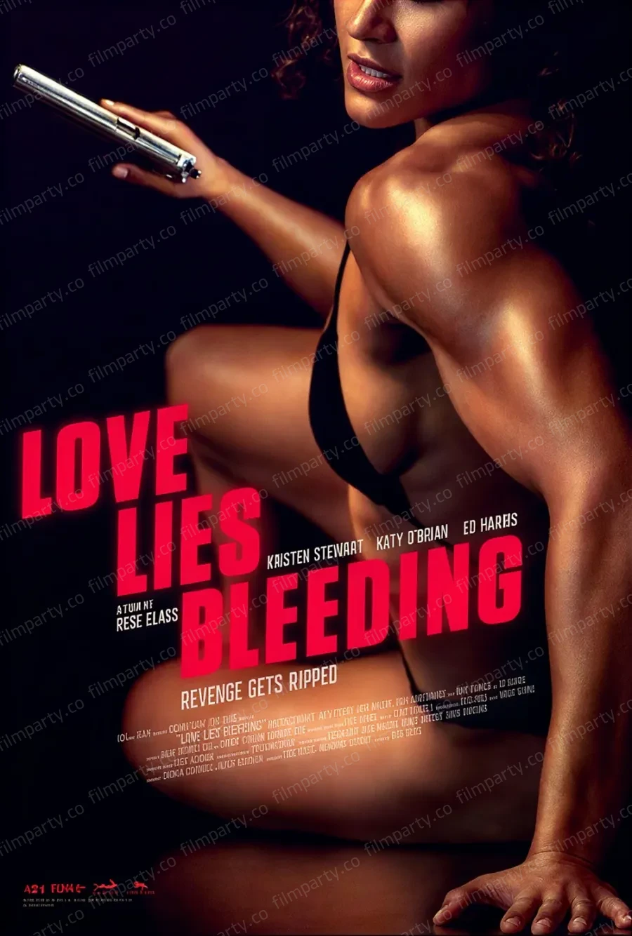 پوستر فیلم عشق خون‌ریز (Love Lies Bleeding 2024) - تماشای آنلاین و دانلود از فیلم پارتی