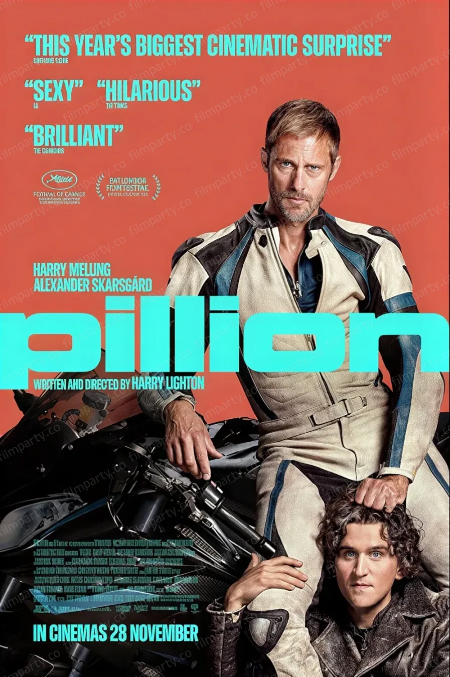 پوستر فیلم پیلیون (Pillion 2025) - تماشای آنلاین و دانلود از فیلم پارتی