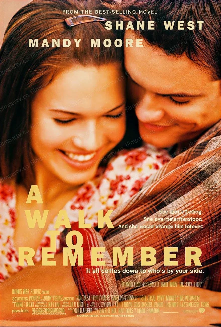پوستر فیلم قدم زدن برای به یاد آوردن (A Walk to Remember 2002) - تماشای آنلاین و دانلود از فیلم پارتی