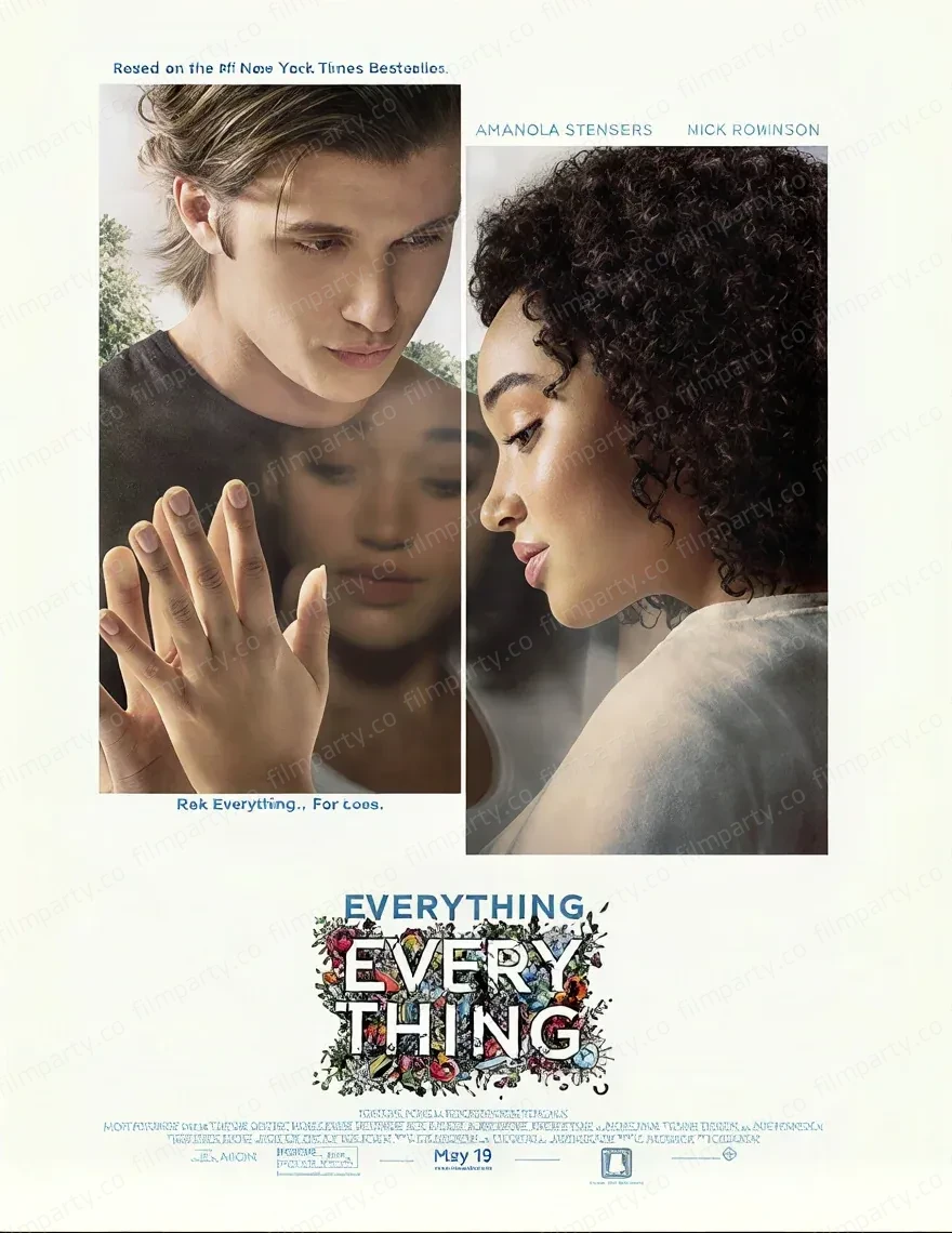 پوستر فیلم همه‌چیز، همه‌چیز (Everything, Everything 2017) - تماشای آنلاین و دانلود از فیلم پارتی