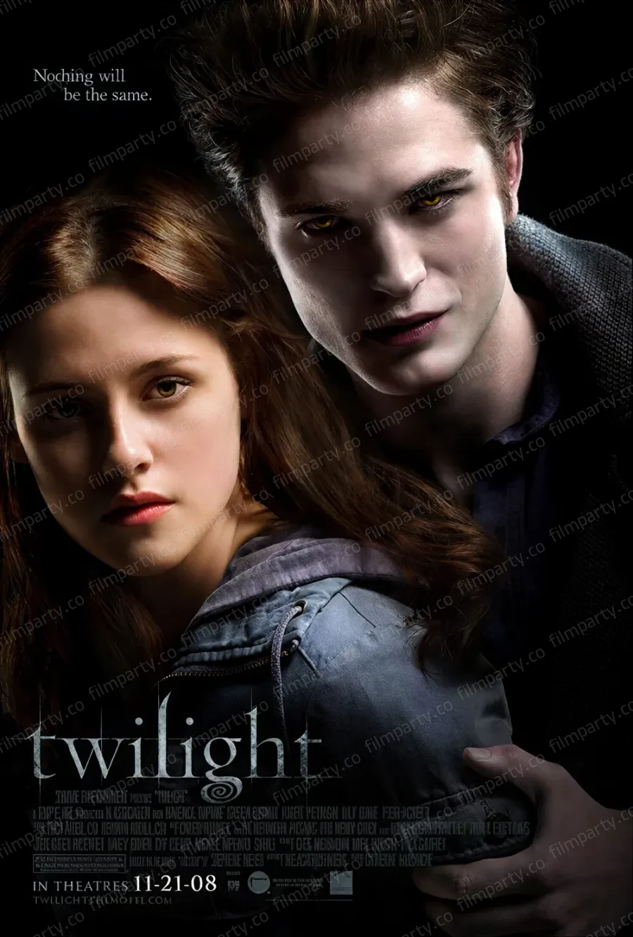 پوستر فیلم گرگ‌ومیش (Twilight 2008) - تماشای آنلاین و دانلود از فیلم پارتی