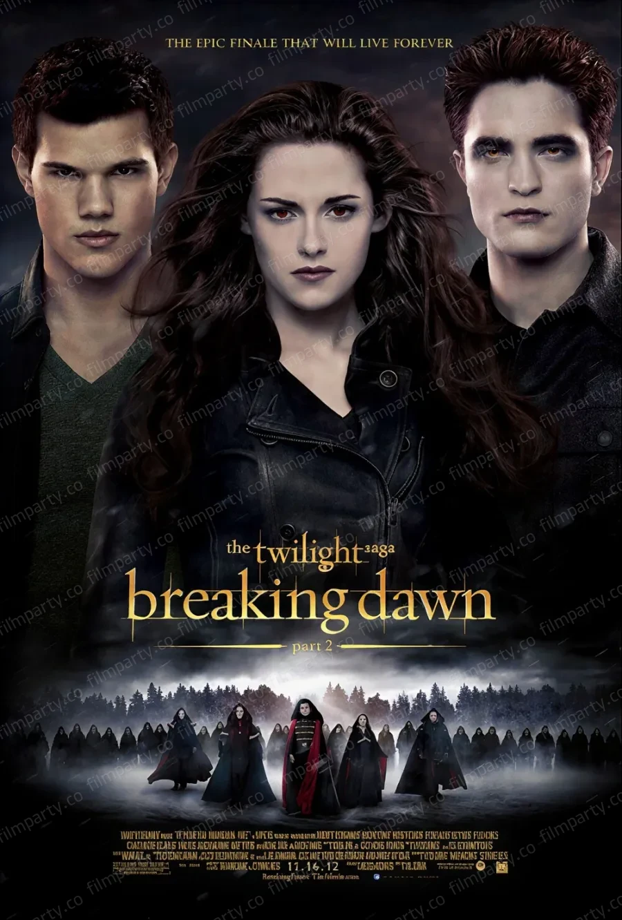 پوستر فیلم سپیده‌دم ۲ (Breaking Dawn Part 2 2012) - تماشای آنلاین و دانلود از فیلم پارتی
