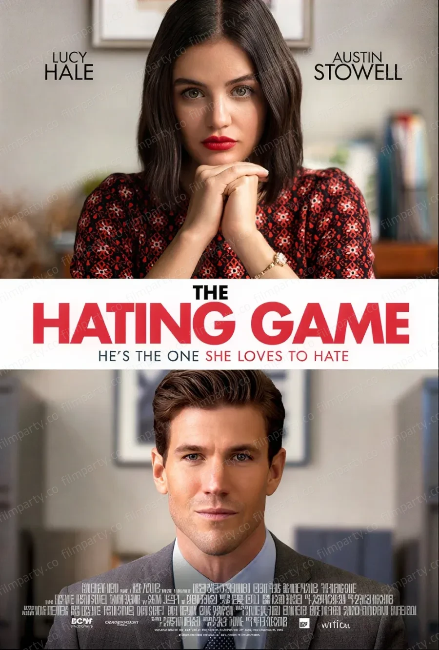 پوستر فیلم بازی نفرت (The Hating Game 2021) - تماشای آنلاین و دانلود از فیلم پارتی