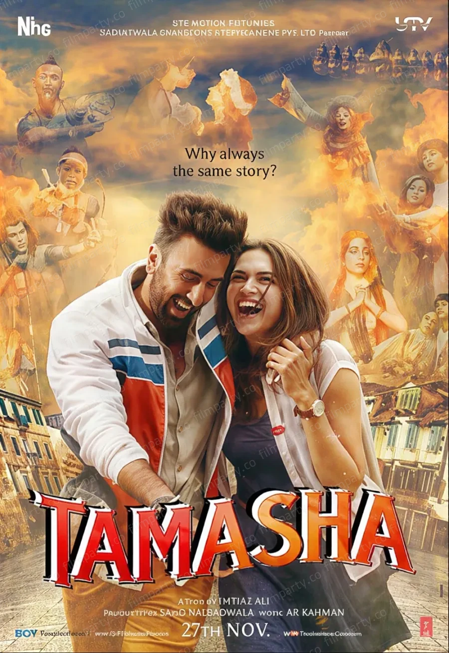 پوستر فیلم تماشا (Tamasha 2015) - تماشای آنلاین و دانلود از فیلم پارتی
