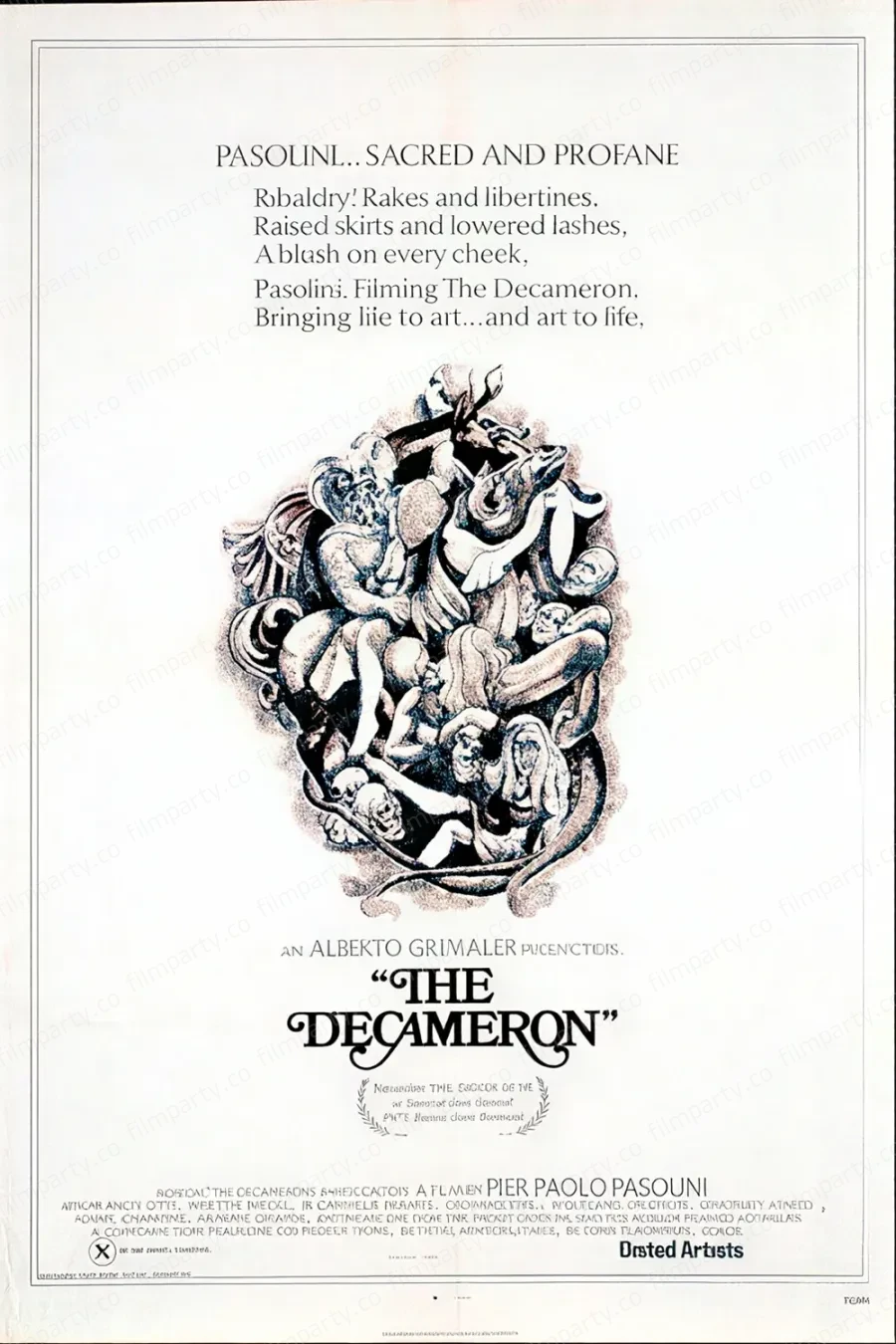 پوستر فیلم دکامرون (The Decameron 1971) - تماشای آنلاین و دانلود از فیلم پارتی
