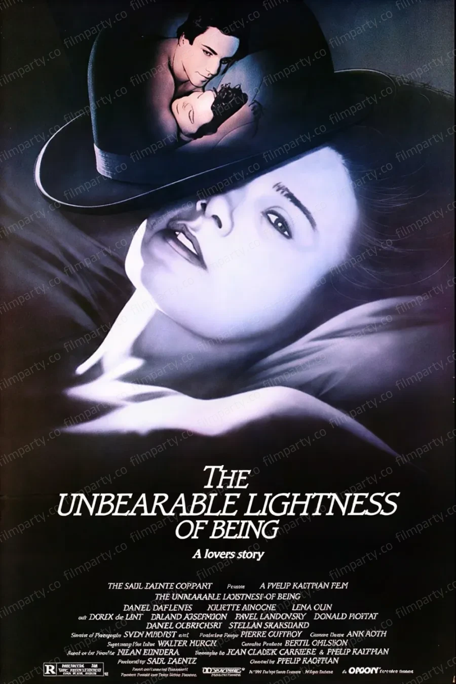 پوستر فیلم سبکی تحمل‌ناپذیر هستی (The Unbearable Lightness of Being 1988) - تماشای آنلاین و دانلود از فیلم پارتی