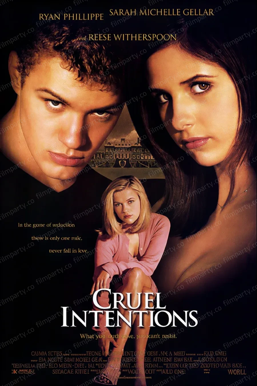پوستر فیلم نیت‌های ظالمانه (Cruel Intentions 1999) - تماشای آنلاین و دانلود از فیلم پارتی