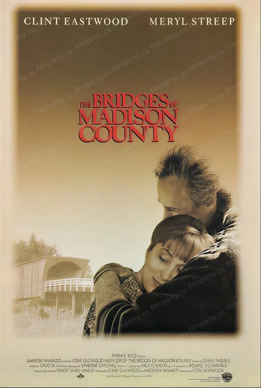 پوستر فیلم پل‌های مدیسون کانتی (The Bridges of Madison County 1995) - تماشای آنلاین و دانلود از فیلم پارتی