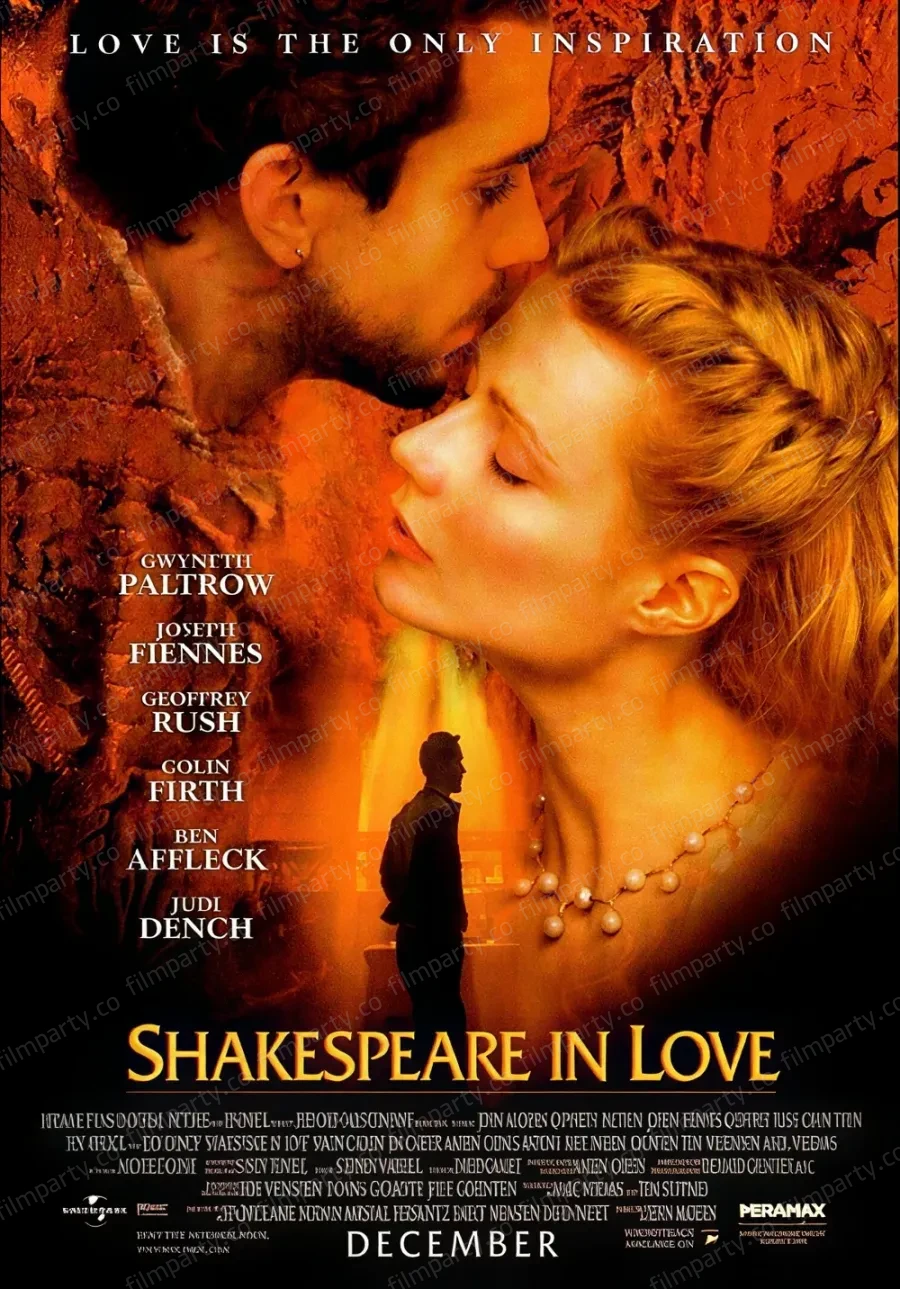 پوستر فیلم شکسپیر عاشق (Shakespeare in Love 1998) - تماشای آنلاین و دانلود از فیلم پارتی