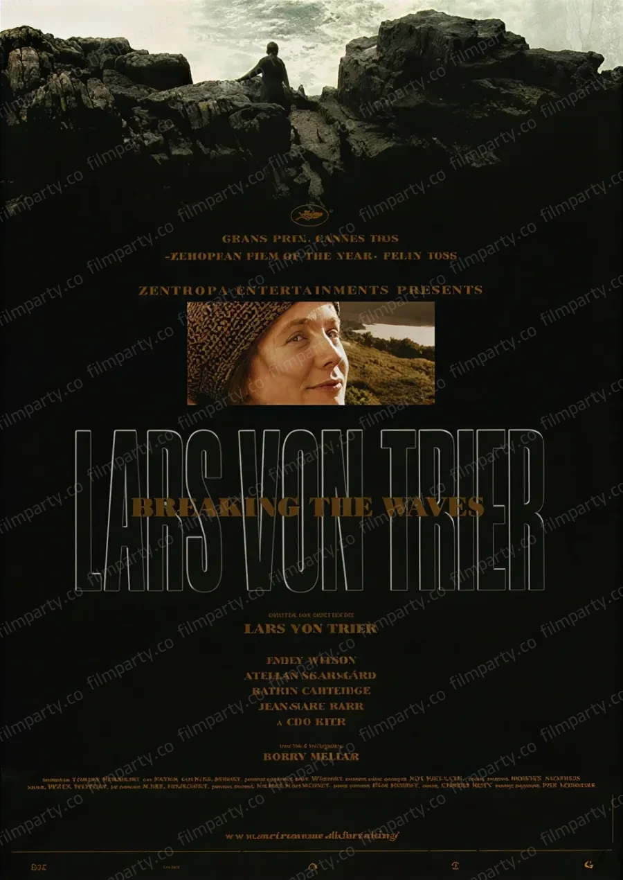پوستر فیلم شکستن امواج (Breaking the Waves 1996) - تماشای آنلاین و دانلود از فیلم پارتی