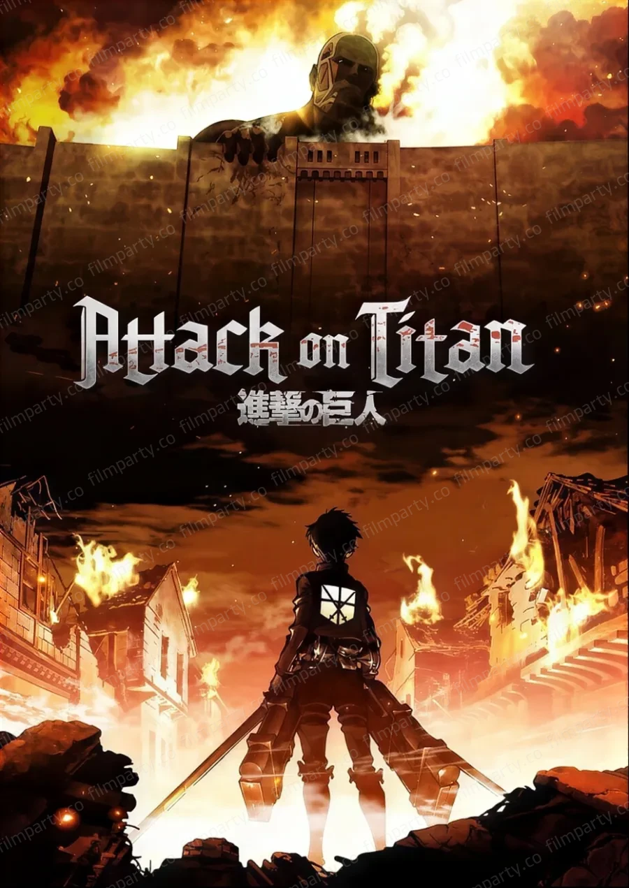 پوستر سریال حمله تایتان ها (Attack on Titan 2013) - تماشای آنلاین و دانلود از فیلم پارتی