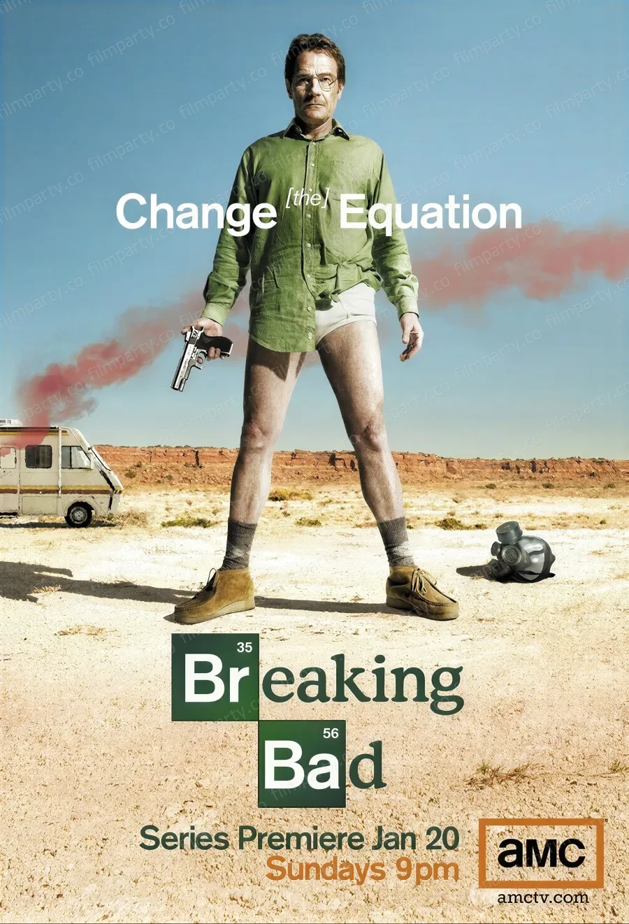 پوستر سریال بریکینگ بد (Breaking Bad 2008) - تماشای آنلاین و دانلود از فیلم پارتی