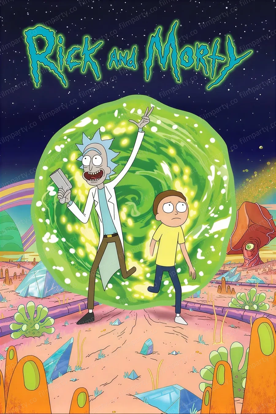 پوستر سریال ریک و مورتی (Rick and Morty 2013) - تماشای آنلاین و دانلود از فیلم پارتی