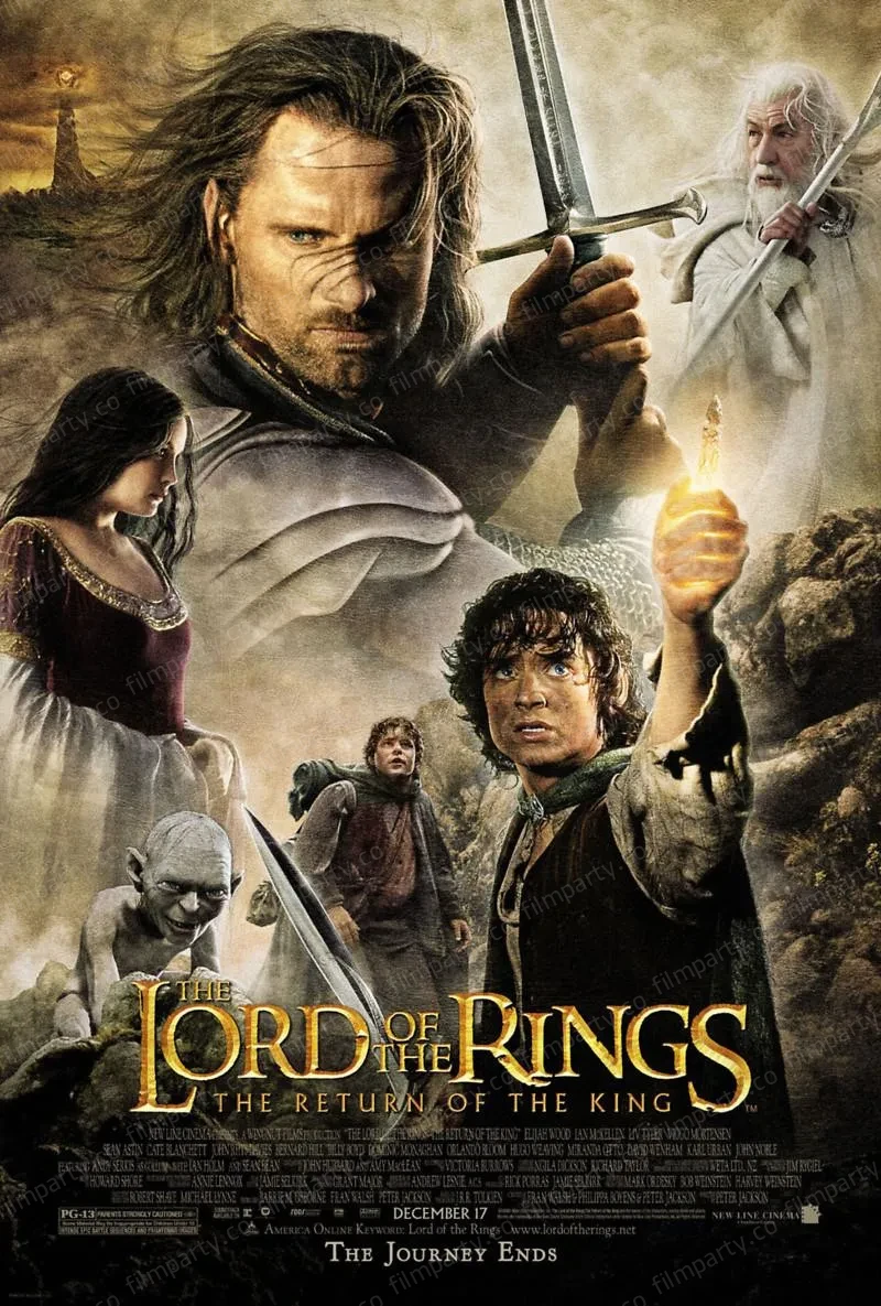 پوستر فیلم ارباب حلقه‌ها: بازگشت پادشاه (The Lord of the Rings: The Return of the King 2003) - تماشای آنلاین و دانلود از فیلم پارتی