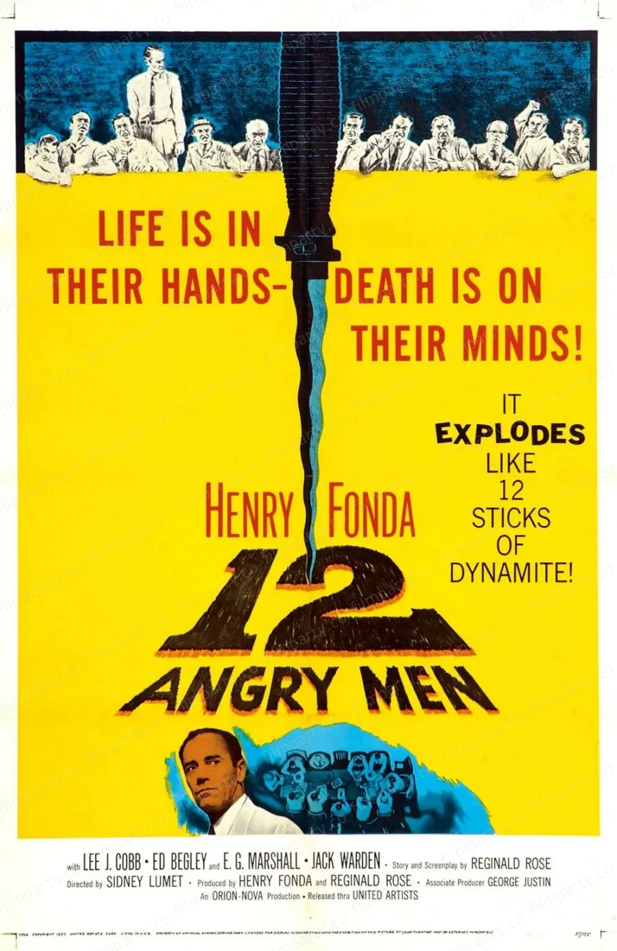 پوستر فیلم ۱۲ مرد خشمگین (12 Angry Men 1957) - تماشای آنلاین و دانلود از فیلم پارتی