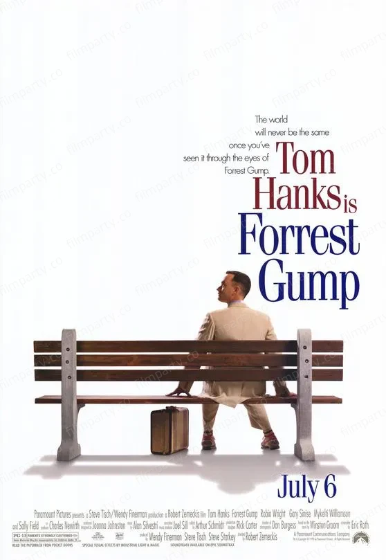پوستر فیلم فارست گامپ (Forrest Gump 1994) - تماشای آنلاین و دانلود از فیلم پارتی