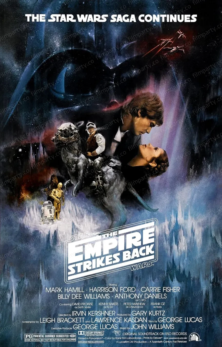 پوستر فیلم جنگ ستارگان: اپیزود پنجم - امپراتوری ضربه می‌زند (Star Wars: Episode V - The Empire Strikes Back 1980) - تماشای آنلاین و دانلود از فیلم پارتی