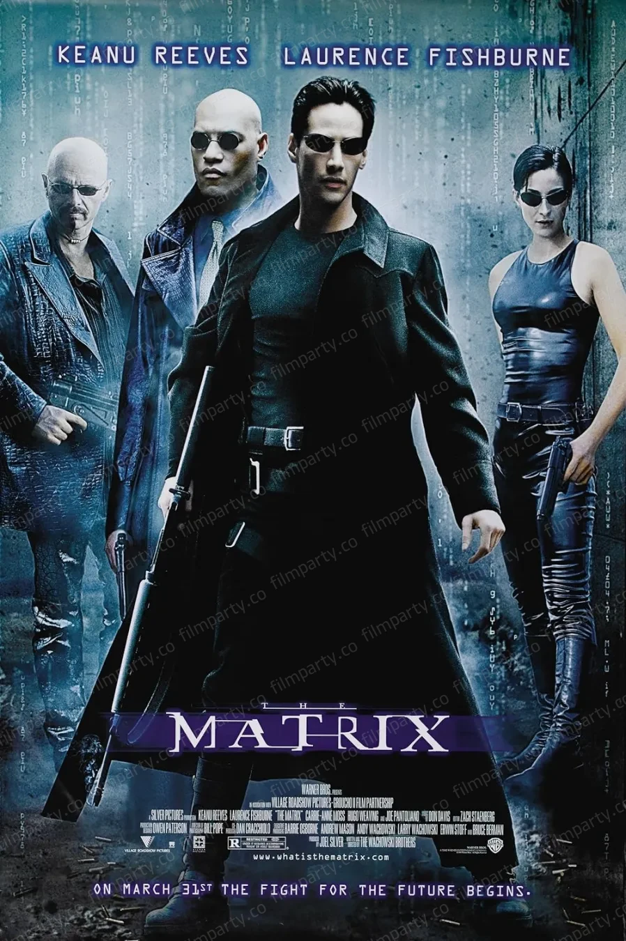پوستر فیلم ماتریکس (The Matrix 1999) - تماشای آنلاین و دانلود از فیلم پارتی