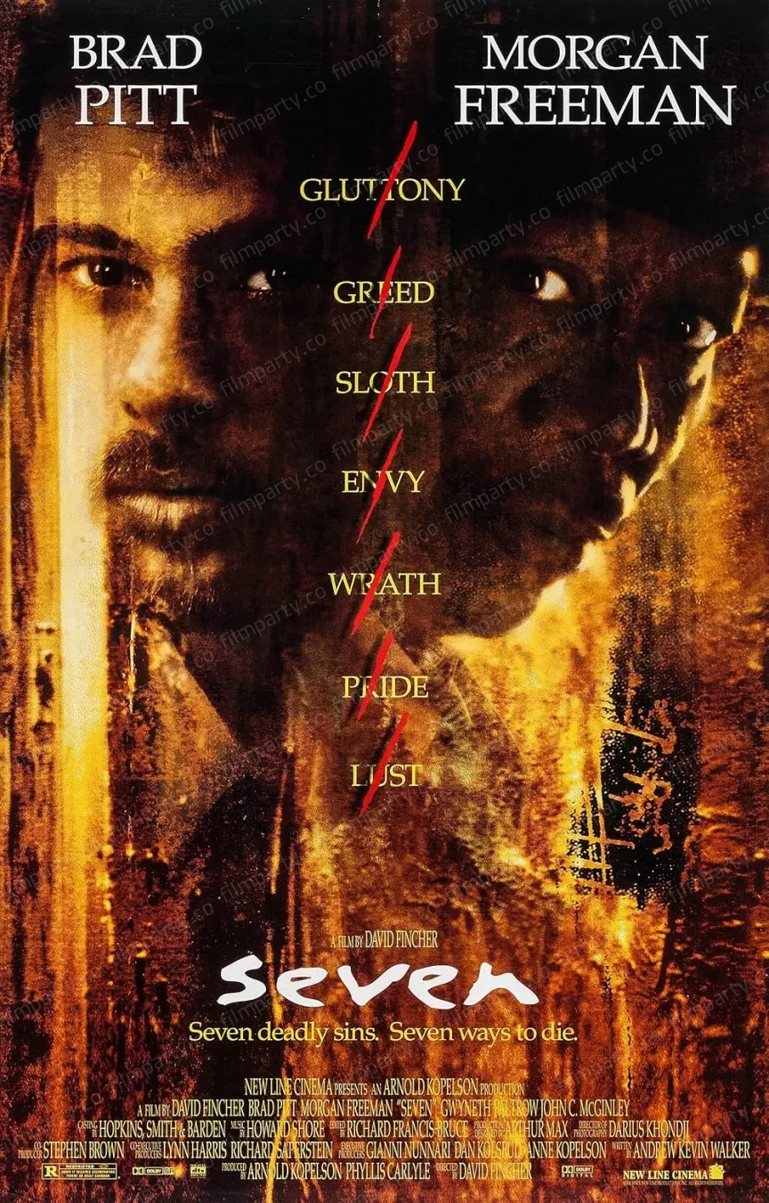 پوستر فیلم هفت (Seven 1995) - تماشای آنلاین و دانلود از فیلم پارتی