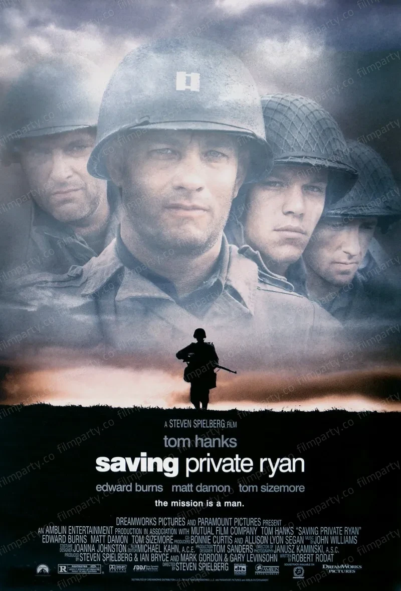 پوستر فیلم نجات سرباز رایان (Saving Private Ryan 1998) - تماشای آنلاین و دانلود از فیلم پارتی