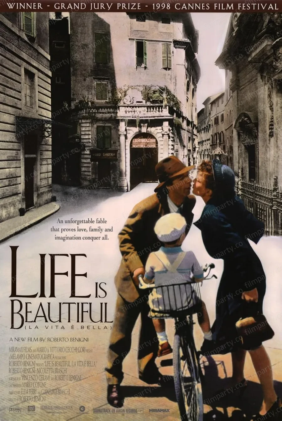 پوستر فیلم زندگی زیباست (Life Is Beautiful 1997) - تماشای آنلاین و دانلود از فیلم پارتی