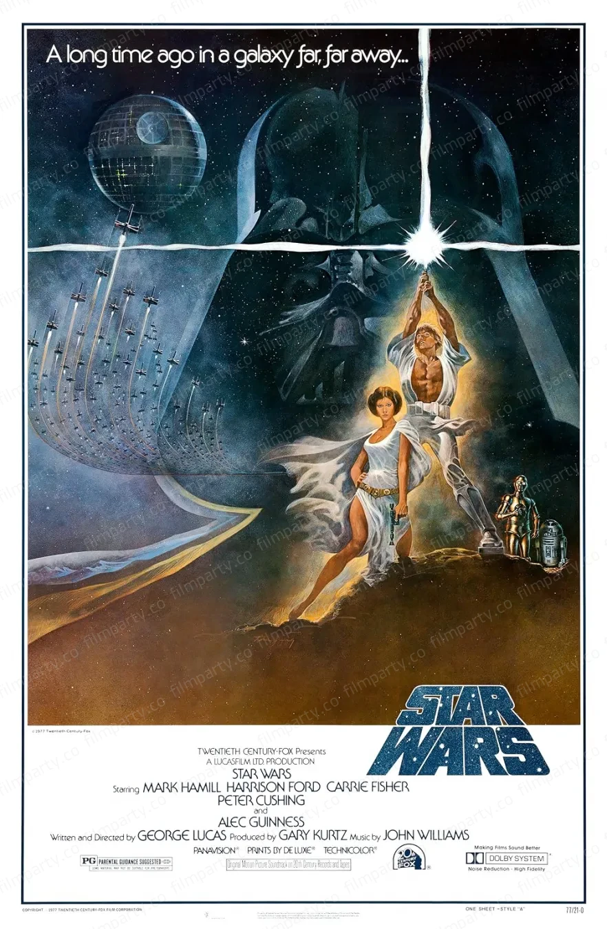 پوستر فیلم جنگ ستارگان: اپیزود چهارم - امیدی تازه (Star Wars: Episode IV - A New Hope 1977) - تماشای آنلاین و دانلود از فیلم پارتی