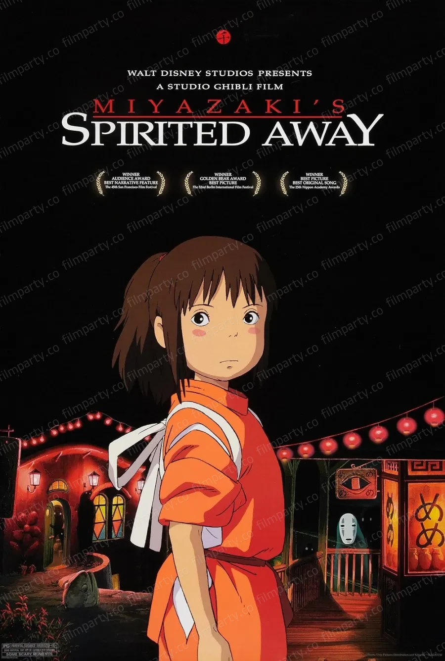 پوستر فیلم شهر اشباح (Spirited Away 2001) - تماشای آنلاین و دانلود از فیلم پارتی