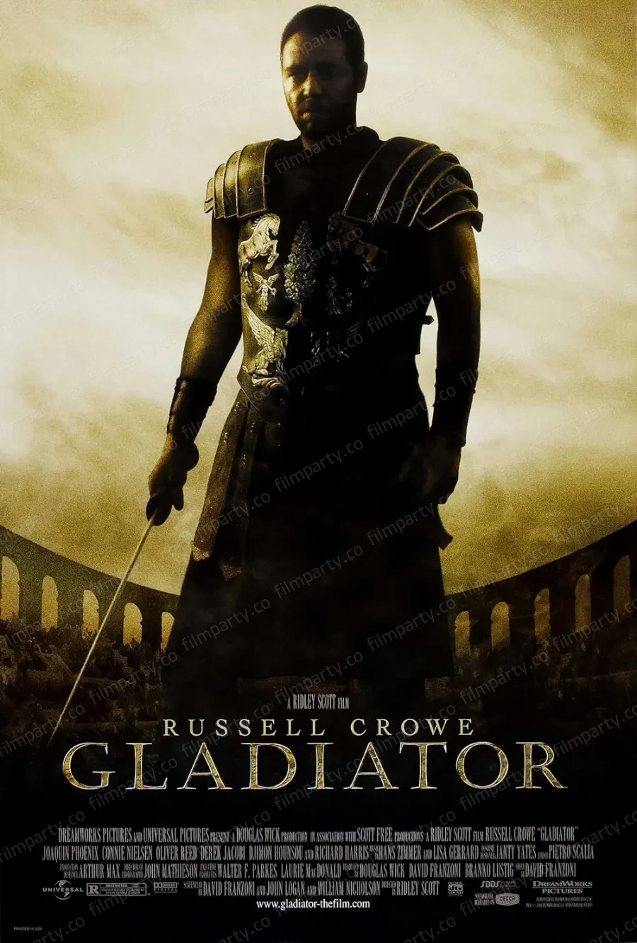 پوستر فیلم گلادیاتور (Gladiator 2000) - تماشای آنلاین و دانلود از فیلم پارتی