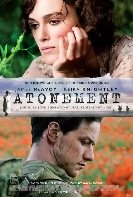 پوستر فیلم تاوان (Atonement 2007) - تماشای آنلاین و دانلود از فیلم پارتی