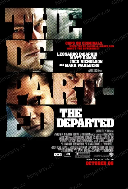پوستر فیلم رفتگان (The Departed 2006) - تماشای آنلاین و دانلود از فیلم پارتی