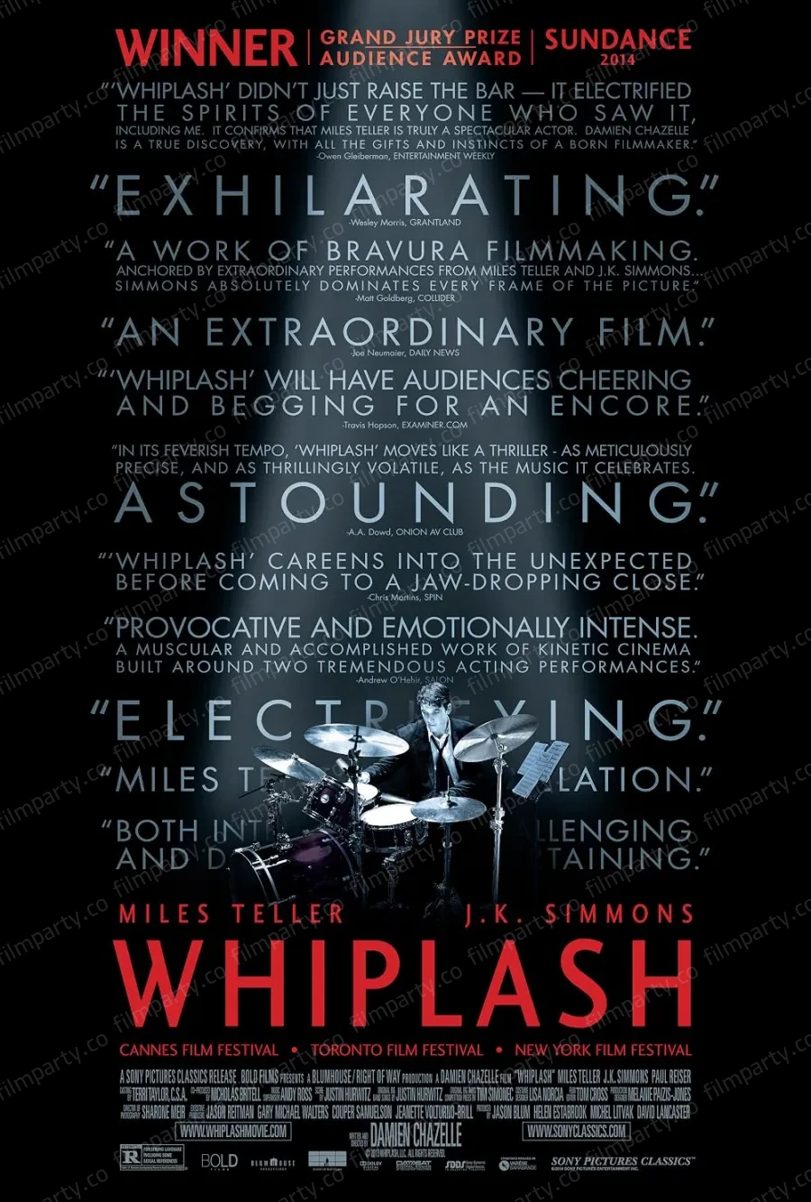 پوستر فیلم ویپلش (Whiplash 2014) - تماشای آنلاین و دانلود از فیلم پارتی